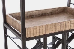 MOBILE PORTABOTTIGLIE IN ACCIAIO - ELMER