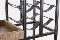 MOBILE PORTABOTTIGLIE IN ACCIAIO - ELMER