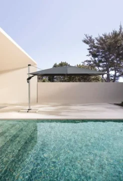 OMBRELLONE BRACCIO ARIES 3X3 ANOD-GRI T