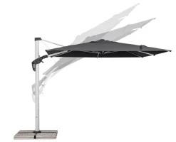 OMBRELLONE BRACCIO ARIES 3X3 ANOD-GRI T