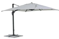 OMBRELLONE BRACCIO IN ALLUMINIO 3X3 ANTRACITE - INES