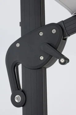 OMBRELLONE BRACCIO IN ALLUMINIO 3X3 ANTRACITE - INES