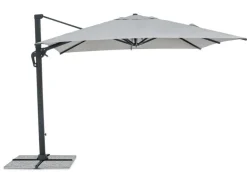 OMBRELLONE BRACCIO IN ALLUMINIO 3X3 ANTRACITE - INES