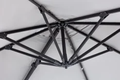 OMBRELLONE BRACCIO IN ALLUMINIO 3X3 ANTRACITE - INES