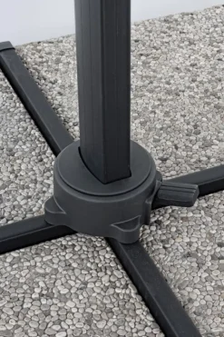 OMBRELLONE BRACCIO IN ALLUMINIO 3X3 ANTRACITE - INES