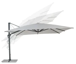 OMBRELLONE BRACCIO IN ALLUMINIO 4X4 ANTRACITE - INES