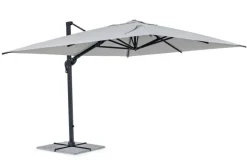 OMBRELLONE BRACCIO IN ALLUMINIO 3X4 ANTRACITE - INES