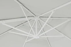 OMBRELLONE BRACCIO IN ALLUMINIO 3X3 BIANCO - EDEN