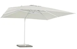 OMBRELLONE BRACCIO IN ALLUMINIO 4X4 BIANCO - EDEN