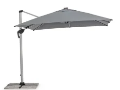 OMBRELLONE BRACCIO IN ALLUMINIO 3X3 ANTRACITE - INES