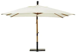 OMBRELLONE BRACCIO IN LEGNO 3X4 ECRU - CAPUA