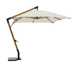 OMBRELLONE BRACCIO IN LEGNO 3X4 ECRU - CAPUA