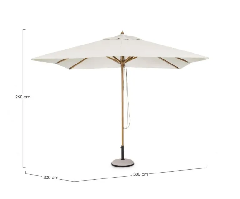 OMBRELLONE ECLIPSE 3X3 NATURALE