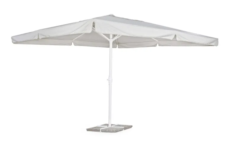 OMBRELLONE IN ALLUMINIO 4X4 BIANCO GRIGIO - ALGHERO