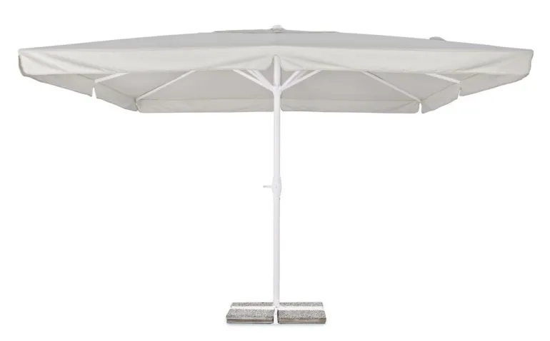 OMBRELLONE IN ALLUMINIO 4X4 BIANCO GRIGIO - ALGHERO