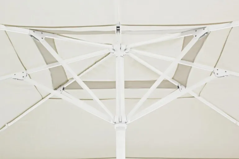 OMBRELLONE IN ALLUMINIO 4X4 BIANCO GRIGIO - ALGHERO