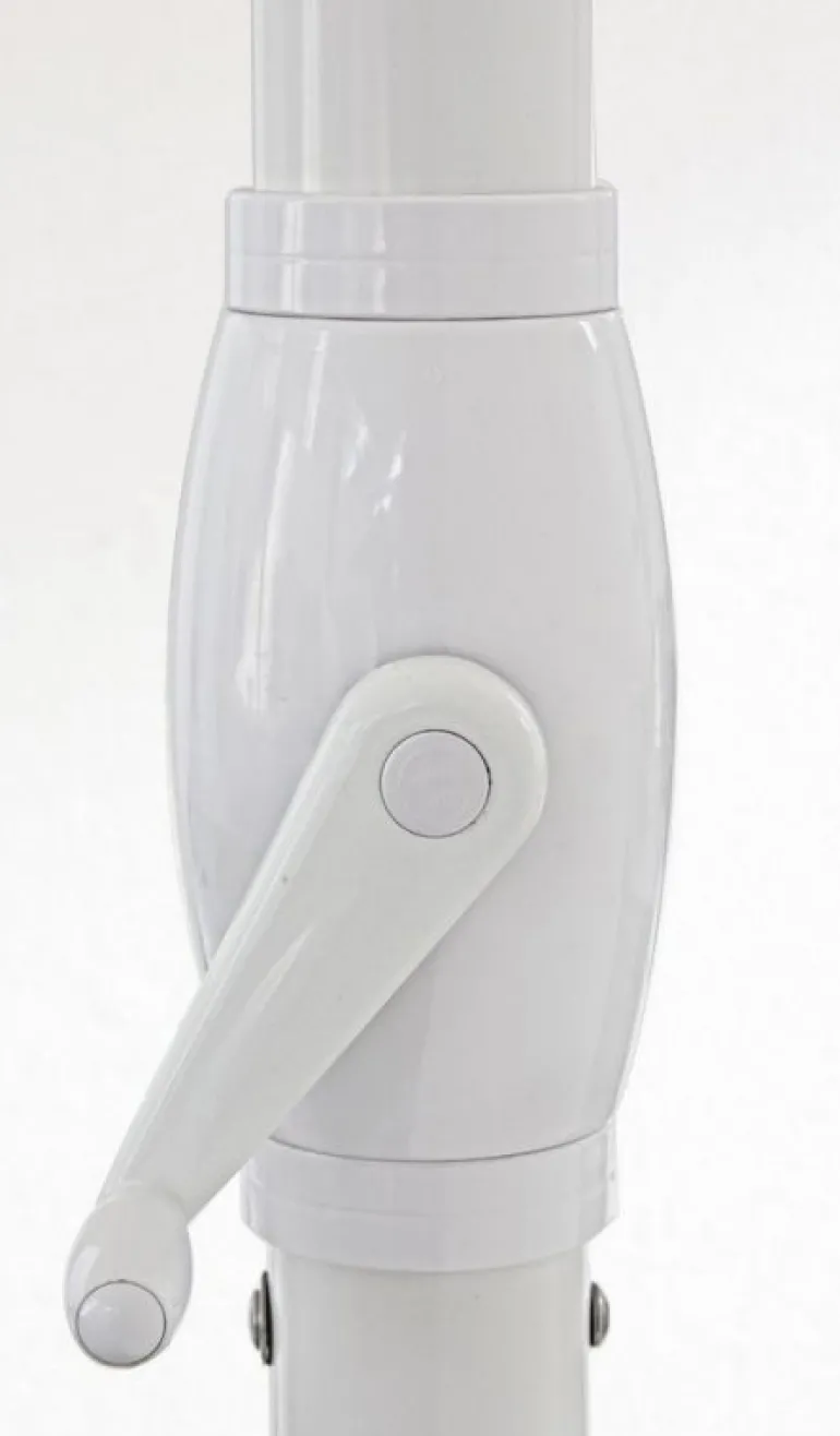 OMBRELLONE IN ALLUMINIO 4X4 BIANCO GRIGIO - ALGHERO