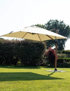 OMBRELLONE IN ALLUMINIO 3X3 BEIGE - ORION