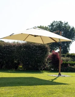 OMBRELLONE IN ALLUMINIO 3X3 BEIGE - ORION