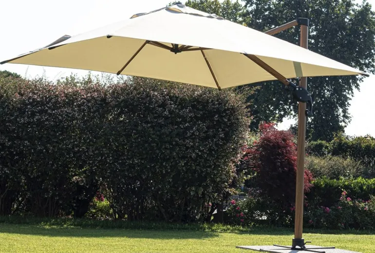 OMBRELLONE IN ALLUMINIO 3X3 BEIGE - ORION