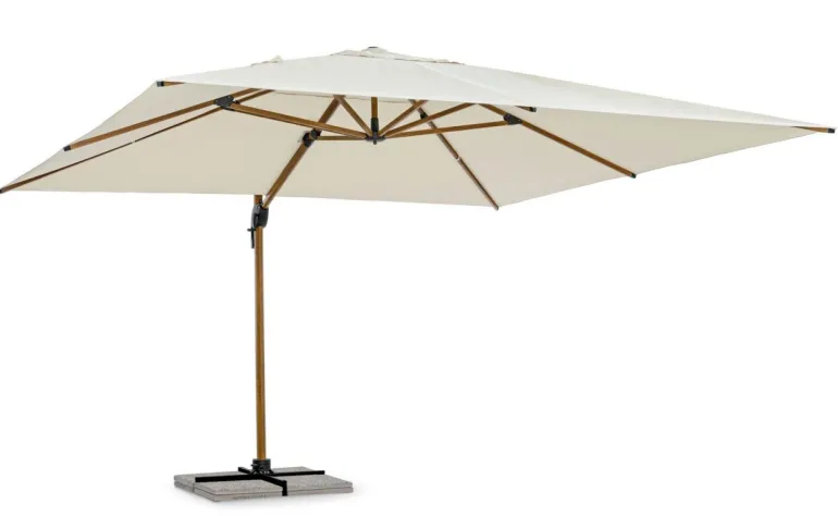 OMBRELLONE IN ALLUMINIO 4X4 BEIGE - ORION