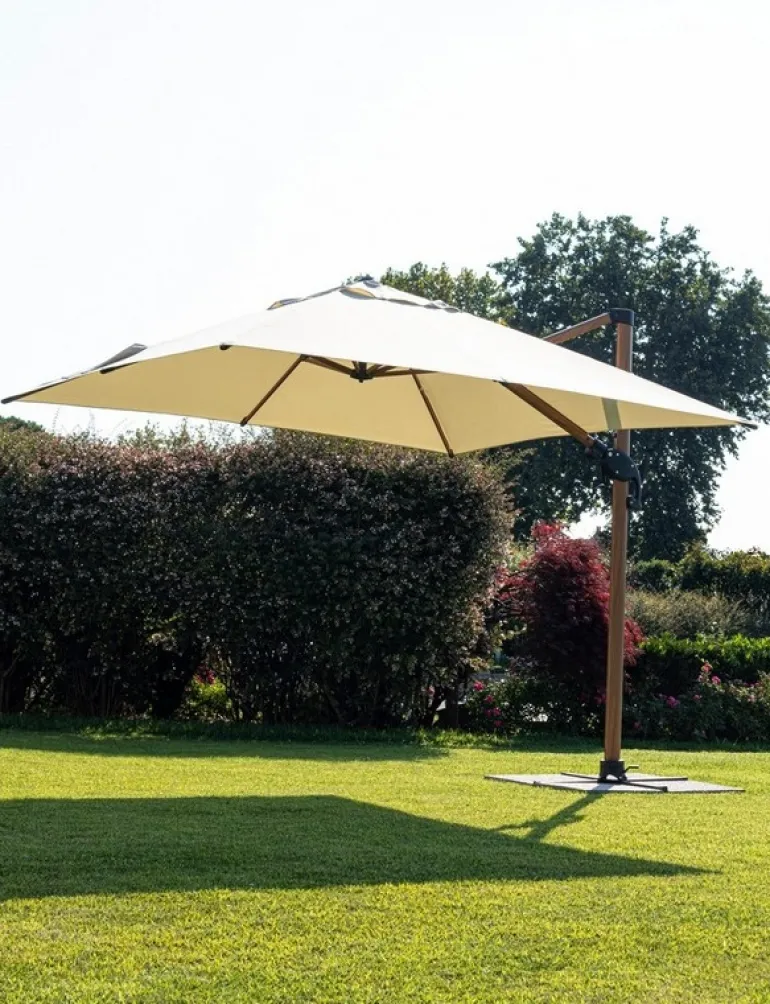 OMBRELLONE IN ALLUMINIO 4X4 BEIGE - ORION