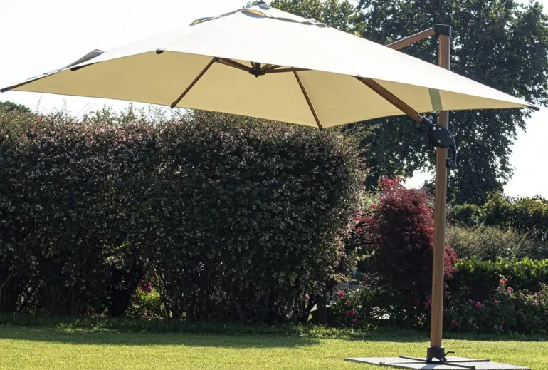 OMBRELLONE IN ALLUMINIO 4X4 BEIGE - ORION