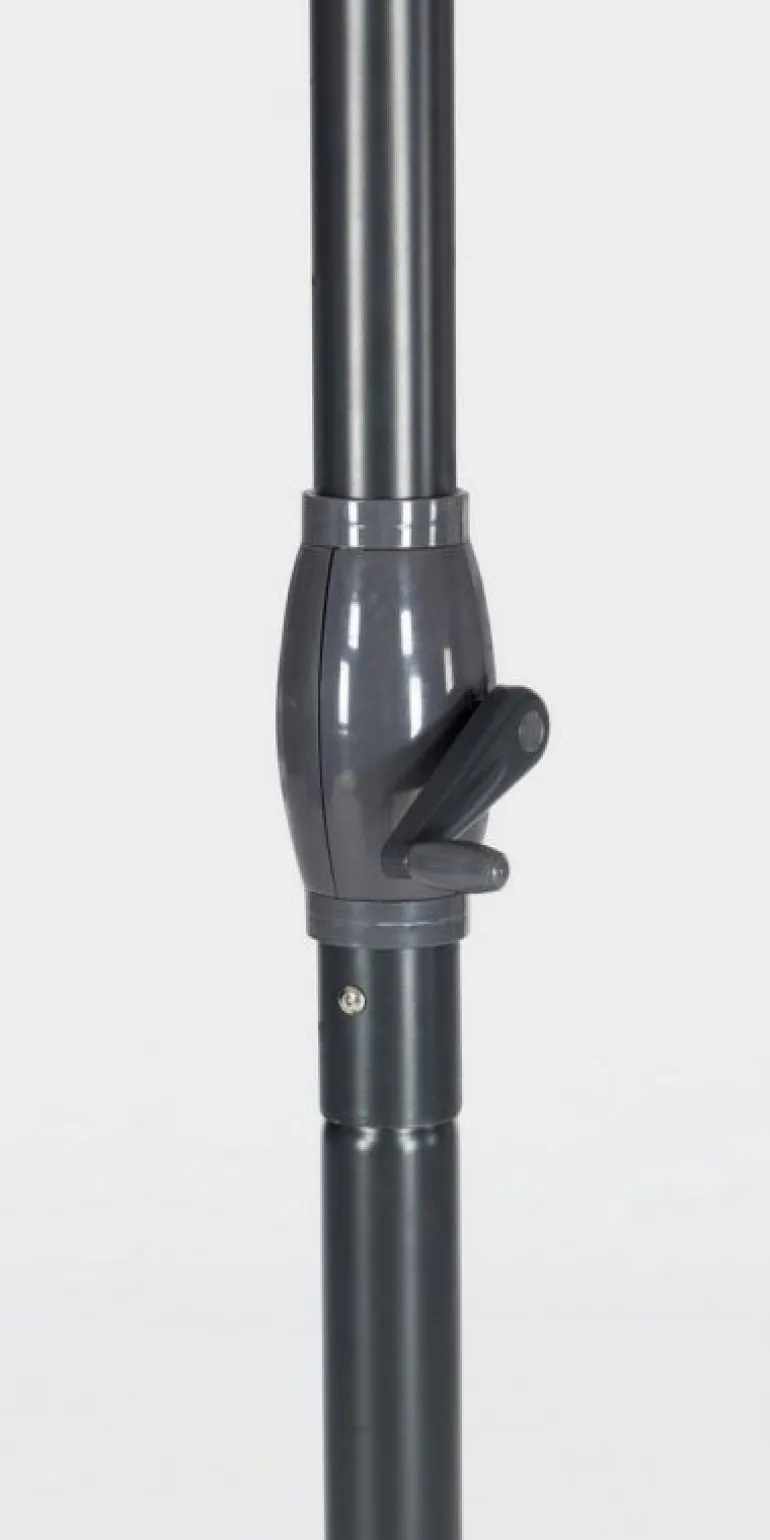 OMBRELLONE IN ALLUMINIO 4X4 GRIGIO ANTRACITE - ALGHERO