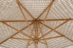 OMBRELLONE MACRAME 2.5M NAT