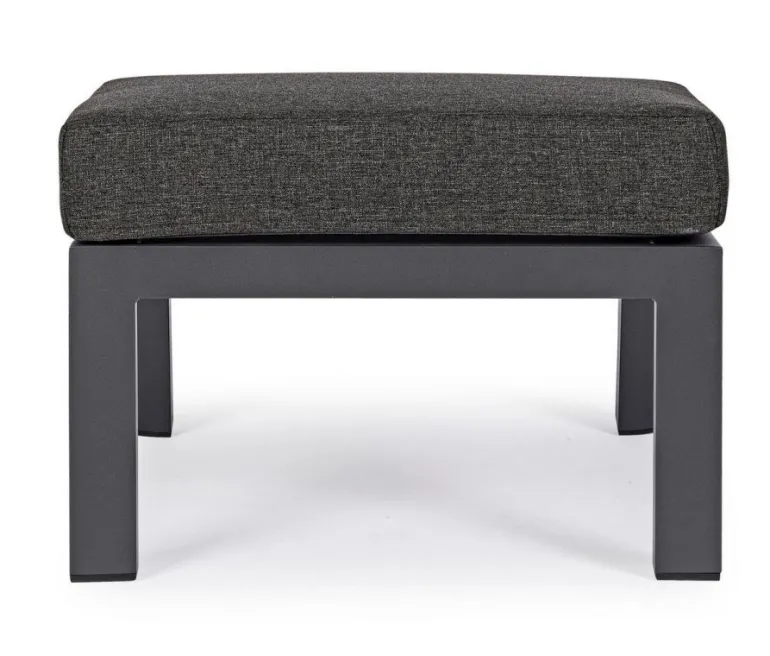 OTTOMAN IN ALLUMINIO ANTRACITE JX55 - KLEDI