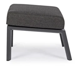 OTTOMAN IN ALLUMINIO ANTRACITE JX55 - KLEDI