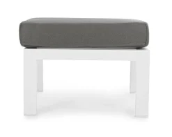 OTTOMAN IN ALLUMINIO BIANCO JX11 - KLEDI