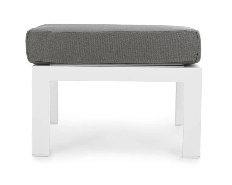 OTTOMAN IN ALLUMINIO BIANCO JX11 - KLEDI
