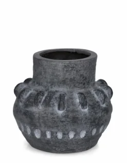 P. VASO BUCCHERO TONDO GRIGIO D32