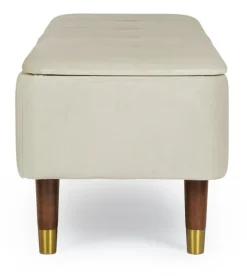 PANCA CONTENITORE IN VELLUTO NATURALE - KIRA