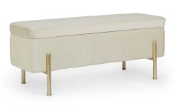 PANCA CONTENITORE IN VELLUTO NATURALE - IRINA