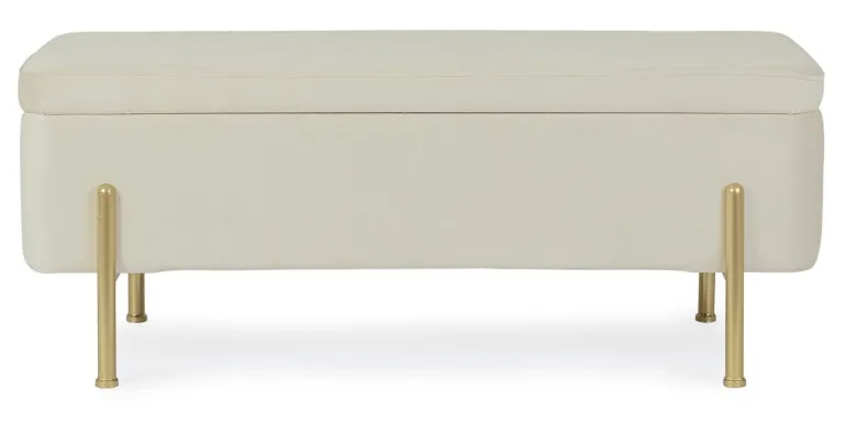 PANCA CONTENITORE IN VELLUTO NATURALE - IRINA