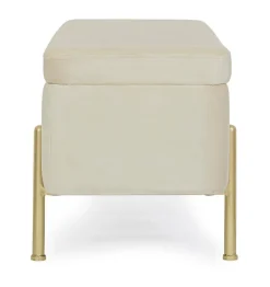 PANCA CONTENITORE IN VELLUTO NATURALE - IRINA