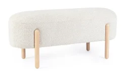 PANCA EFFETTO BOUCLE' NATURALE - DAYLA