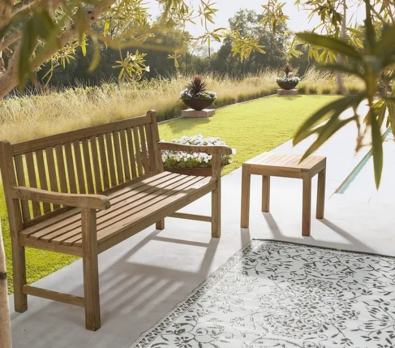 PANCA IN TEAK - LINDA