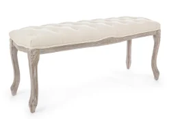 PANCA IN TESSUTO NATURALE - MATHILDE