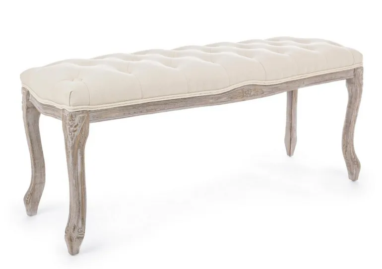 PANCA IN TESSUTO NATURALE - MATHILDE