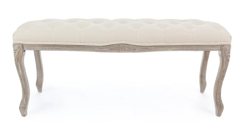 PANCA IN TESSUTO NATURALE - MATHILDE