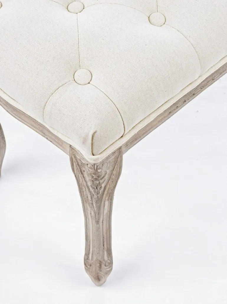 PANCA IN TESSUTO NATURALE - MATHILDE