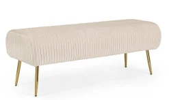 PANCA IN VELLUTO CREMA - SELENA