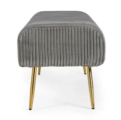 PANCA IN VELLUTO GRIGIO - SELENA