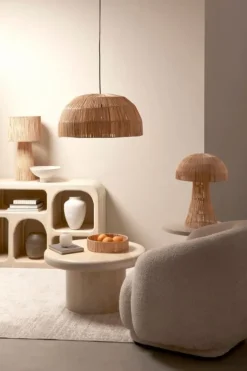 PARALUME LAMPADA TAV. BAGAN NATURALE H60