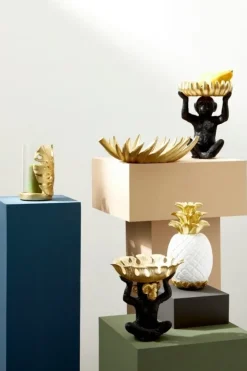 P.CANDELA PALONG FOGLIA MONSTERA ORO H23