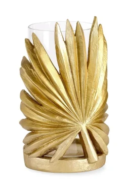 P.CANDELA PALONG FOGLIA PALMA ORO H24,5