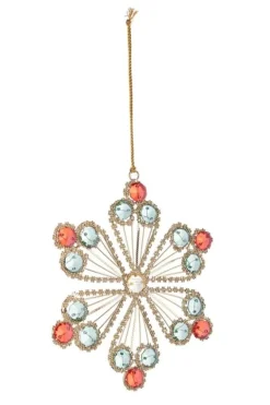 PENDAGLIO BEAD FIOCCO NEVE 6P ROS 15X15